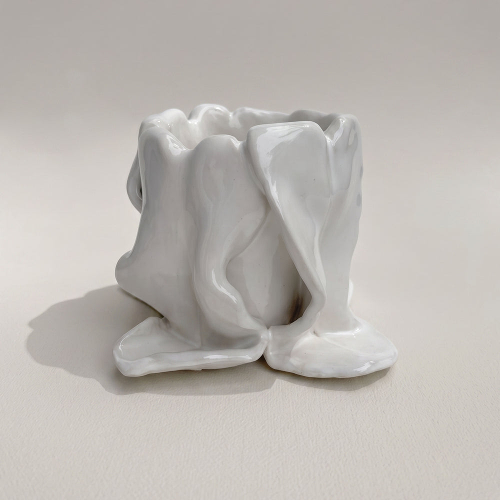 N° 12  Hand-Built Candle Vessel